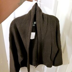 𝅺NWT Saks Fifth Avenue open front cardigan women's Large